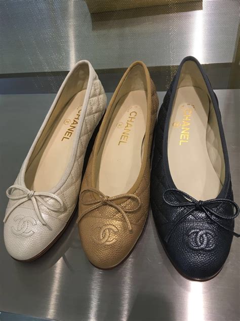 ballerines chanel 2018|Chanel quilted ballerina flats.